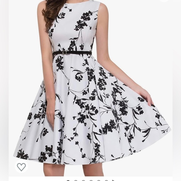 Grace Karin Dresses & Skirts - GRACE KARIN Boatneck Sleeveless Vintage Tea Dress
